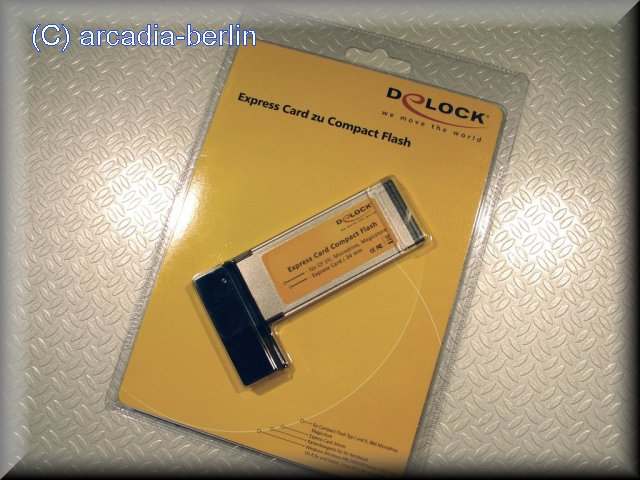 CardReader Express Card zu Compact Flash von DeLock