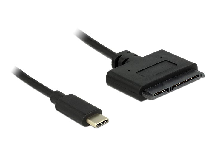 Delock 62673 Konverter SuperSpeed USB 10 Gbps mit USB Type-C Stecker 22 Pin SATA