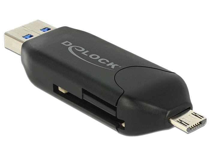 Delock 91734 Micro USB OTG Card Reader + USB 3.0 A Stecker #23828