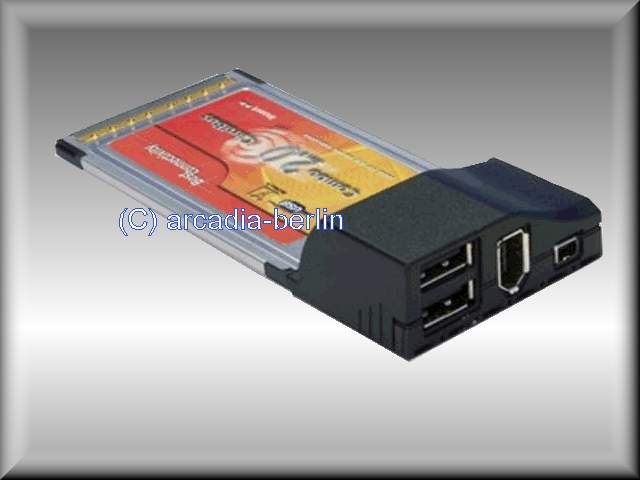 Carte PCMCIA Vers USB 2.0 - Double Port 480 Mbps Pour Ordinateur Portable - Ajoute 2 Ports USB Via Slot CardBus