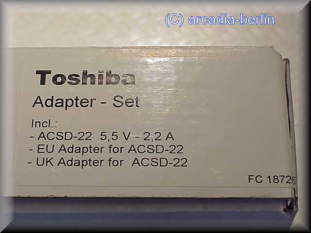 Toshiba Netzteil Adapter Slim Laufwerke PX1061-1NPO
