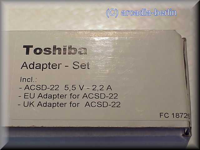 Toshiba Netzteil Adapter Slim Laufwerke PX1061-1NPO
